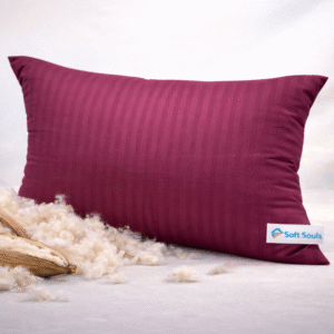 Cotton pillow wine colour