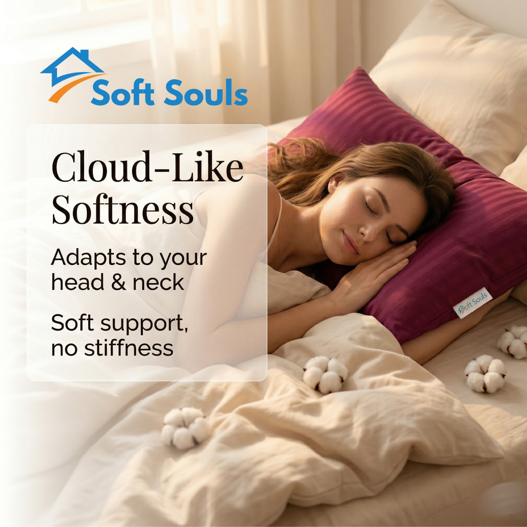 Cotton Pillow for Sleeping 100% Organic Kapok Silk Cotton Filling Pillow | Kapok/Illavam Panju Pillow - Image 7