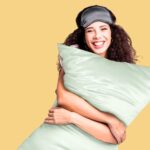 Soft Souls Mulberry Silk Pillow Cover Set of 2 Light Green