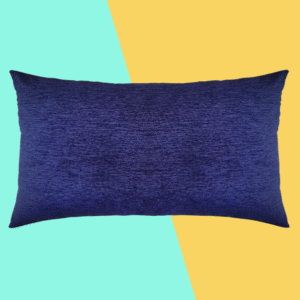 Navy Blue Cotton Pillow
