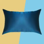 SOFT SOULS Satin Ilavam Panju Kapok Pillow – Teal Colour (Single)