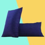 Navy Pillow Set of 2 | Cotton Pillows for Sleeping
