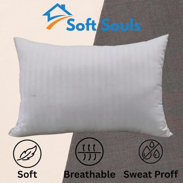 SOFT SOULS White Hotel Style Kapok Cotton Pillow (Single) - Image 5